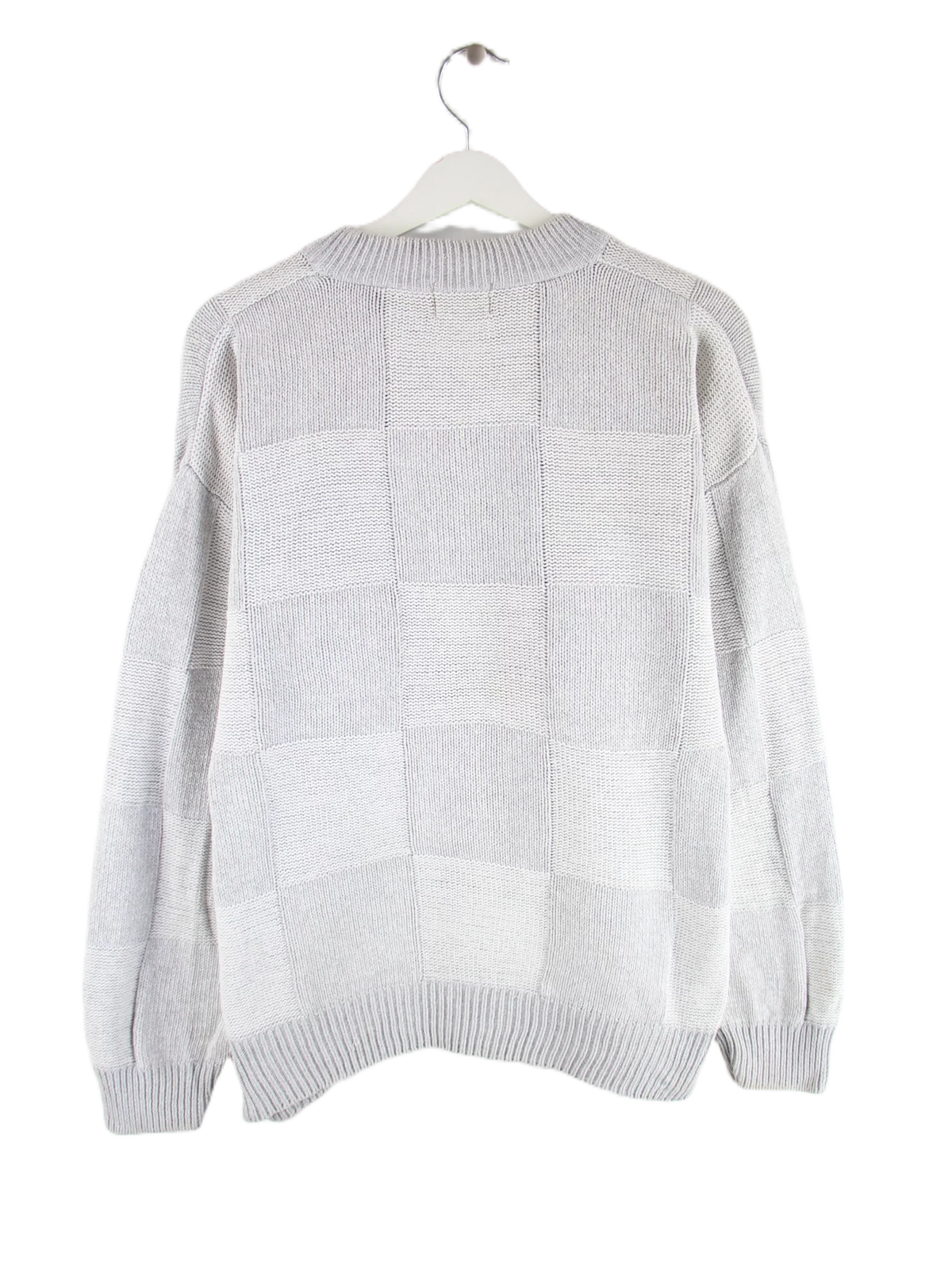 Vintage Pullover Grau M – Rückseite