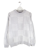 Vintage Pullover Grau M – Vorderseite