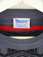 Vintage Pullover Grau XL – Etikett