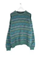 Vintage Pullover Grün L – Vorderseite