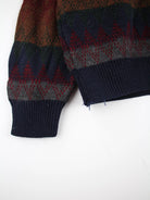 Vintage Pullover Mehrfarbig L – Etikett