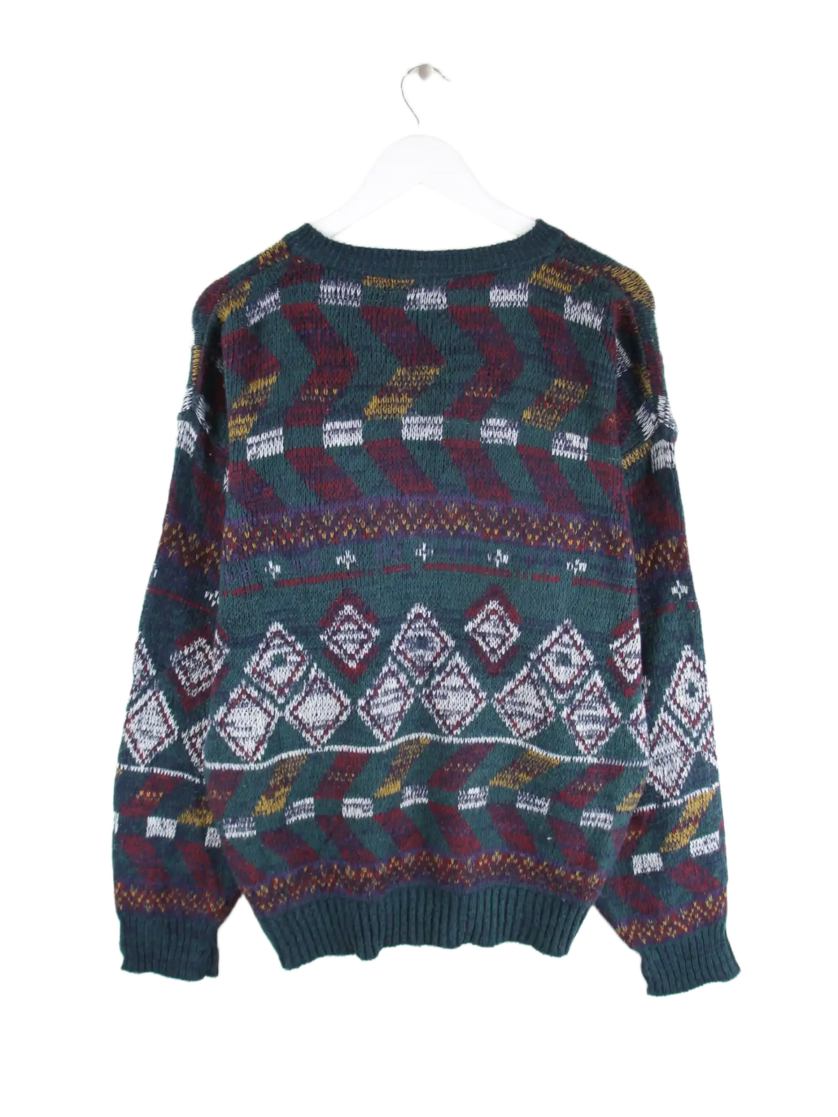 Vintage Pullover Mehrfarbig L – Rückseite