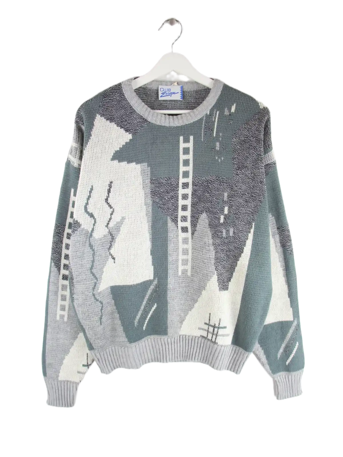 Vintage Pullover Mehrfarbig XXL – Vorderseite