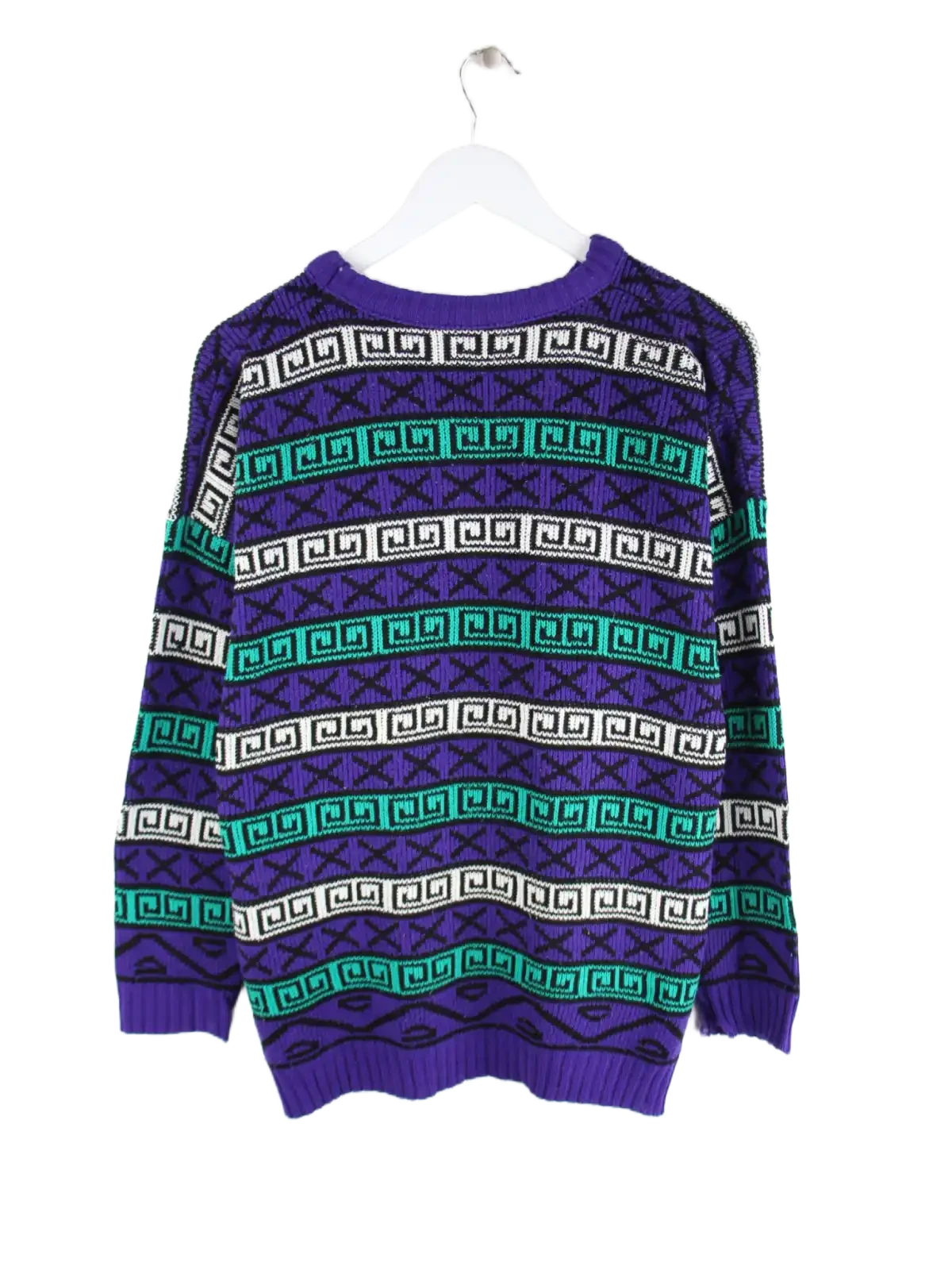Vintage Pullover Mehrfarbig L – Rückseite