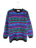 Vintage Pullover Mehrfarbig XL – Vorderseite