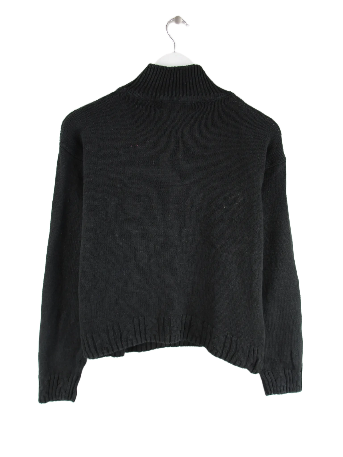 Vintage Pullover Schwarz S – Rückseite