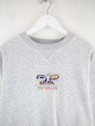 Vintage Sweater Grau L – Detailansicht Vorderseite