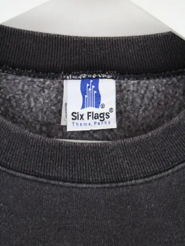 Vintage Sweater Grau L – Etikett