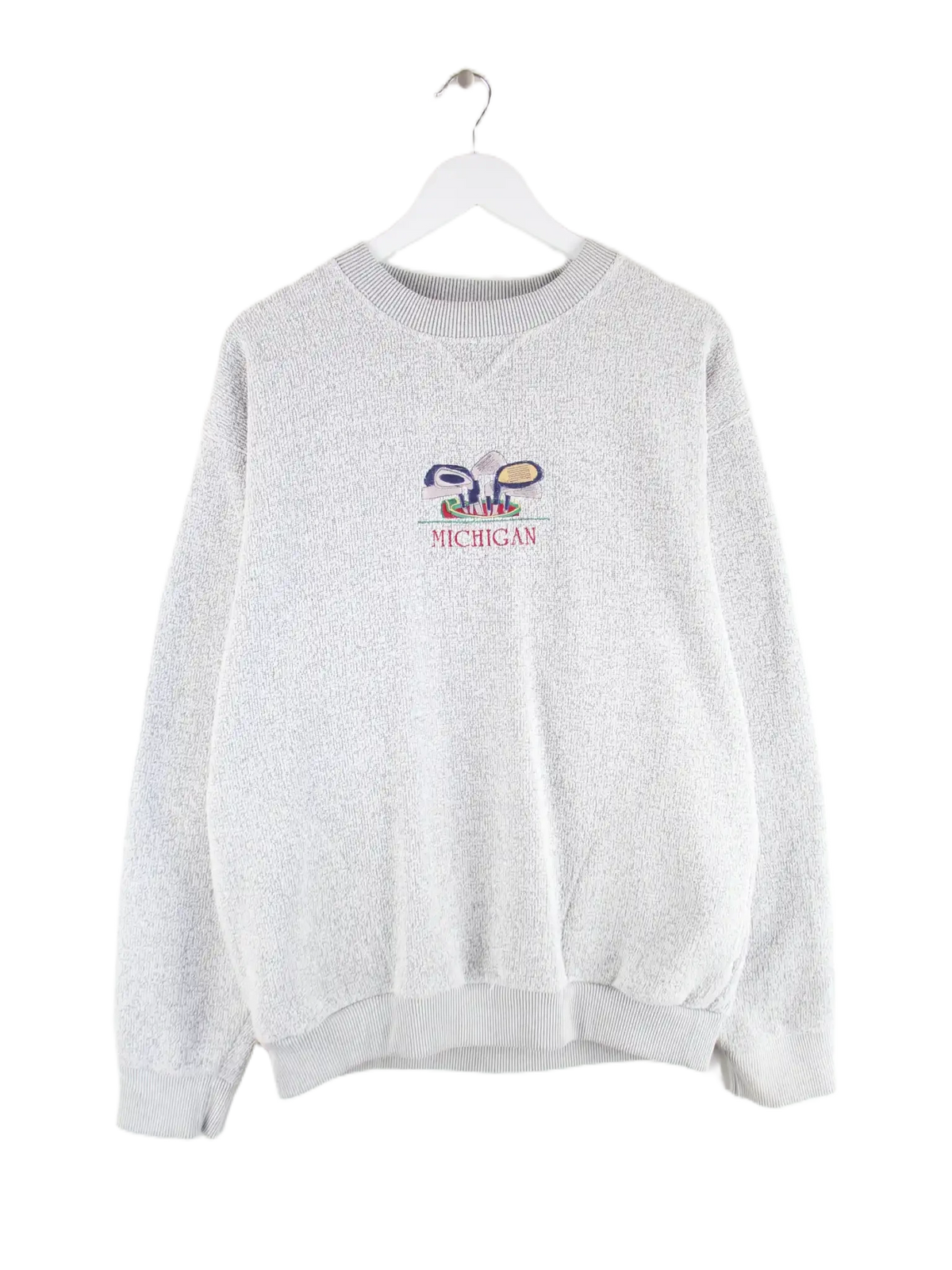 Vintage Sweater Grau L – Vorderseite