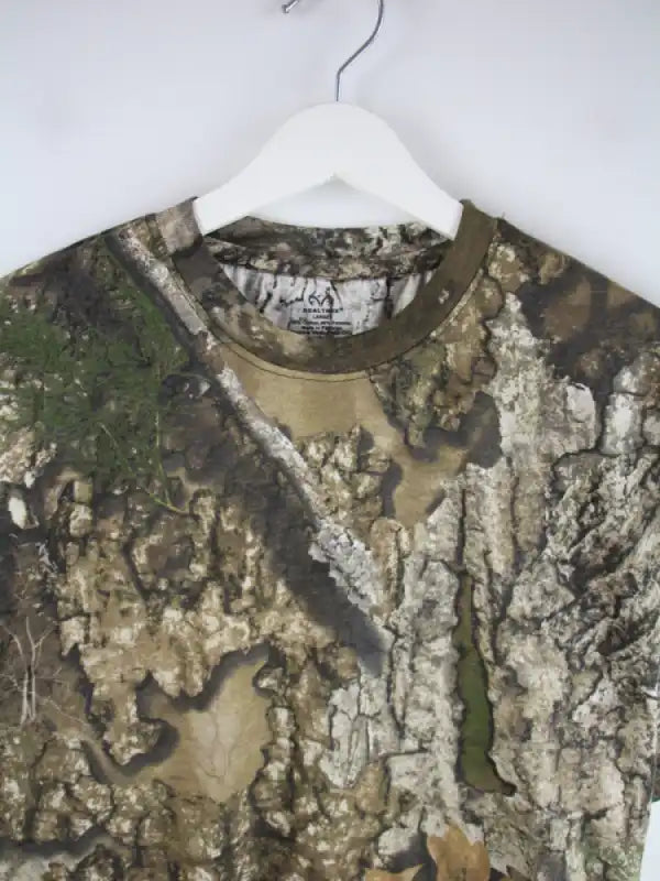 Vintage T-Shirt Mehrfarbig L – Detailansicht Vorderseite