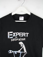 Vintage T-Shirt Schwarz XL – Detailansicht Vorderseite