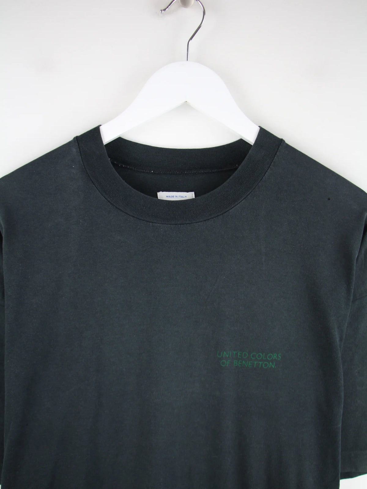 Vintage T-Shirt Schwarz XL – Detailansicht Vorderseite