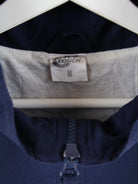 Vintage Trainingsjacke Blau M – Etikett