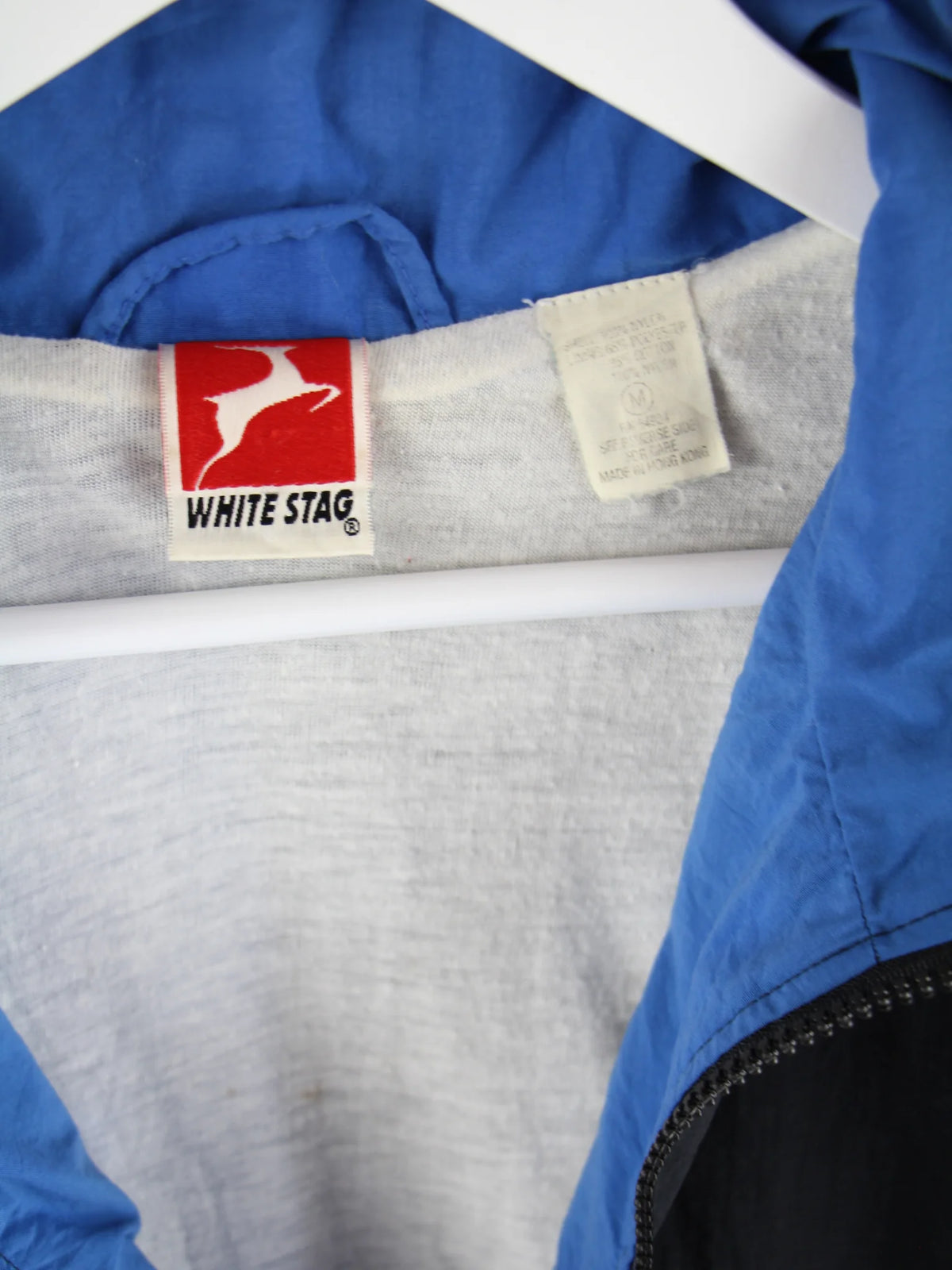 Vintage Trainingsjacke Mehrfarbig M – Etikett