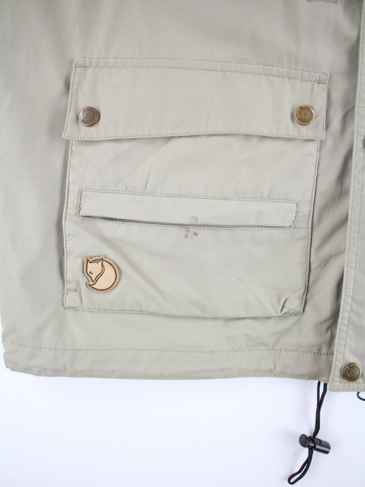 Vintage Weste Beige L – Etikett