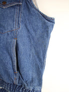 Vintage Weste Blau XL – Detailbild 1