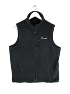 Vintage Weste Schwarz M – Vorderseite