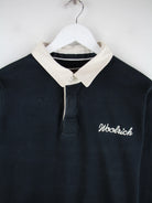 Woolrich Polo Schwarz XL – Detailansicht Vorderseite