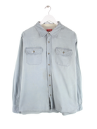 Wrangler Freizeit Hemd Blau XXL – Vorderseite