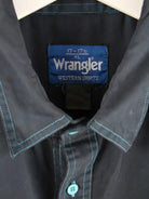 Wrangler Freizeit Hemd Schwarz XL – Etikett