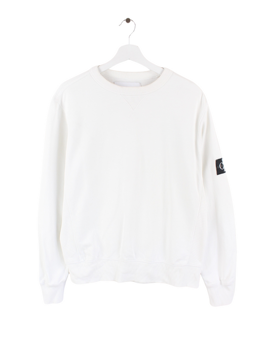 Calvin Klein Basic Sweater Weiß M