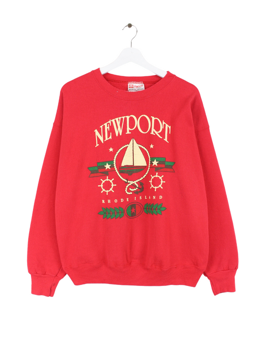 Hanes 90s Newport Sweater Rot M