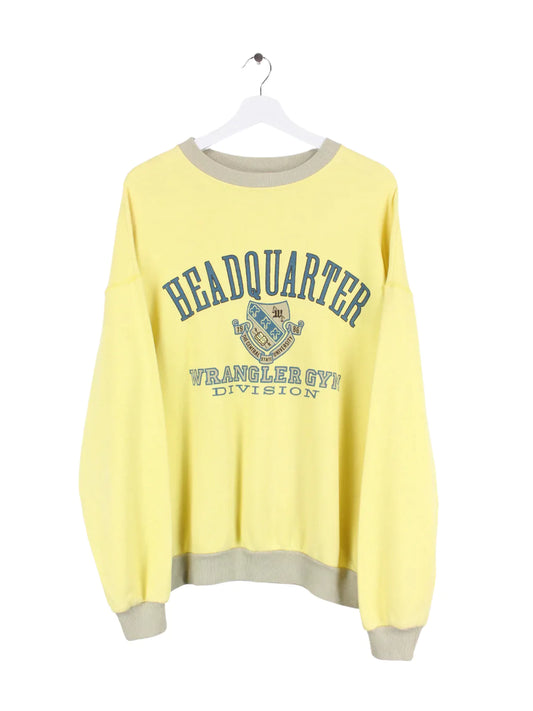 Wrangler 80s Print Sweater Gelb L