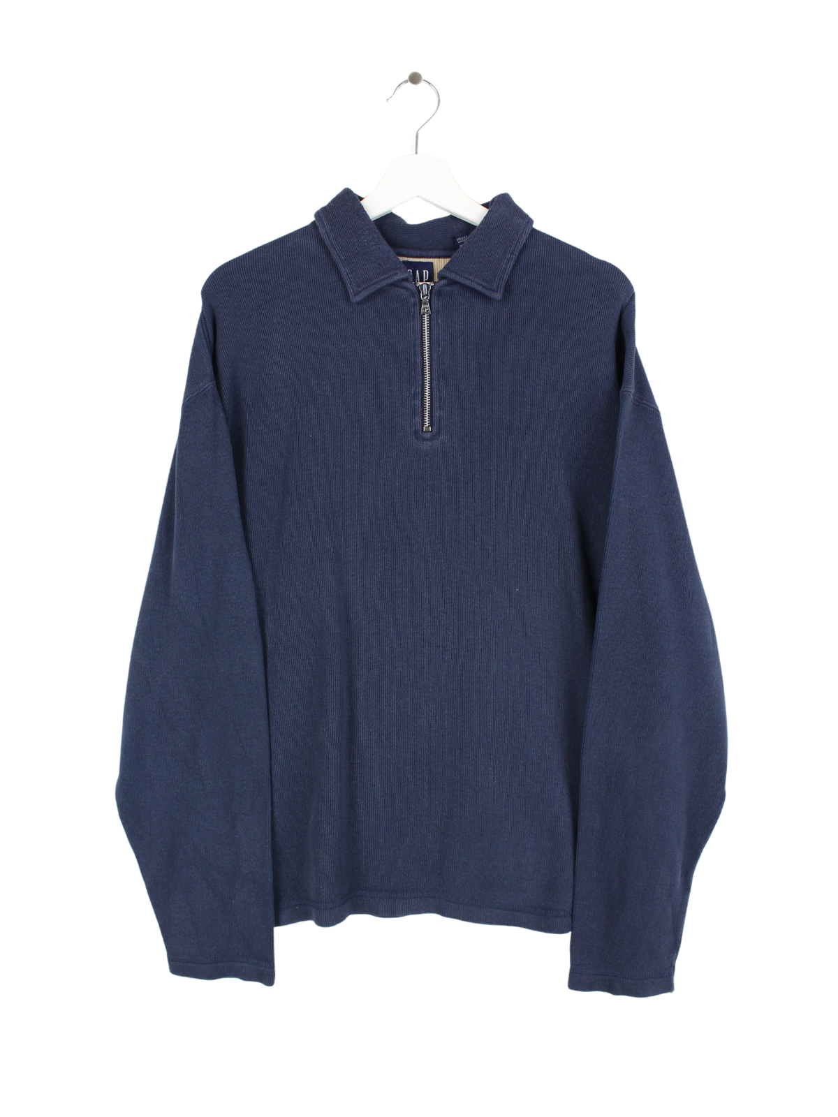 GAP Half Zip Sweater Blau L