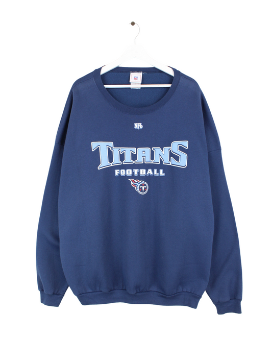 NFL Titans Print Sweater Blau 3XL