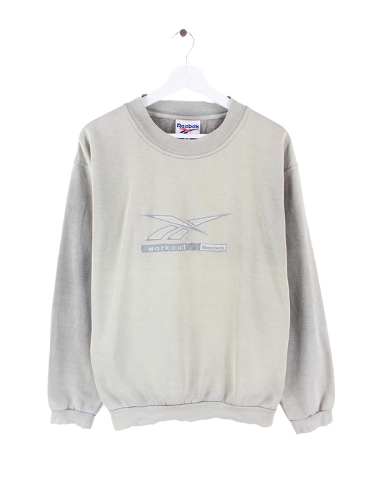 Reebok 90s Embroidered Sweater Grau M