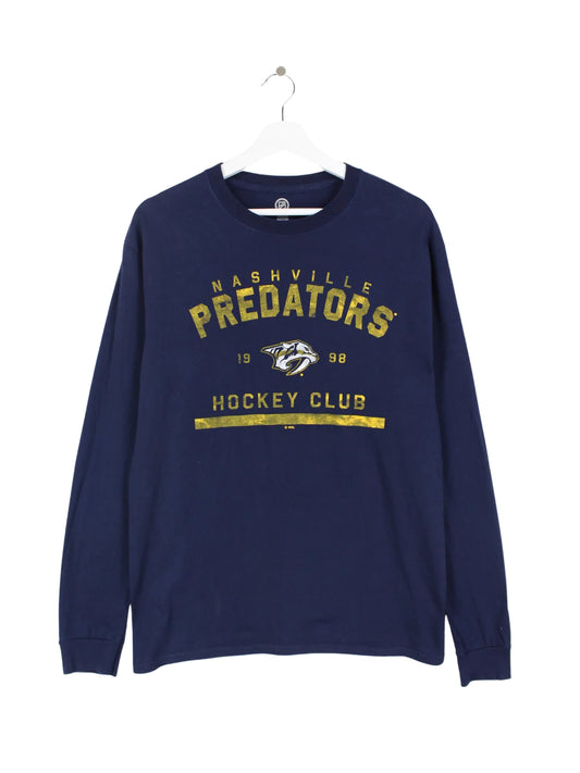 NHL Predators Sweatshirt Blau M