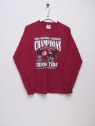 2009 Football National Champions printed Spellout L/S Shirt - Peeces