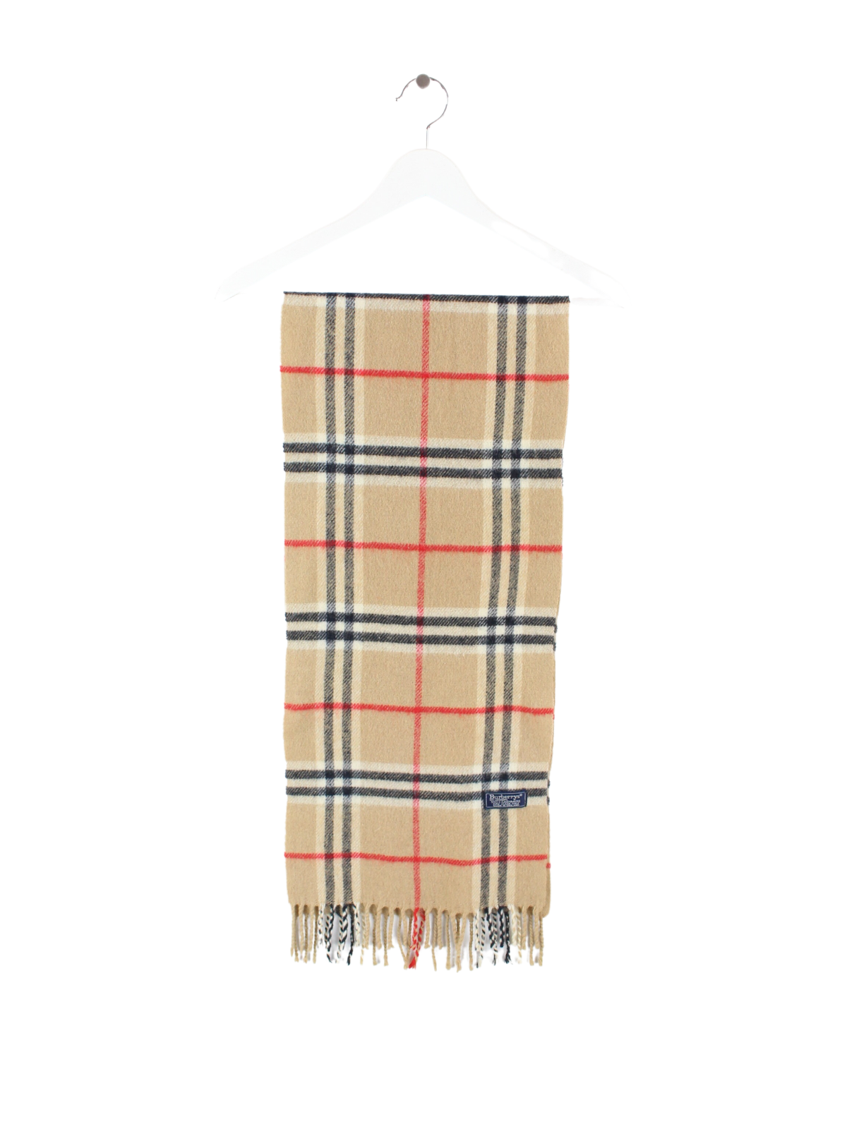 Burberry Nova Check Cashmere Scarf Beige Peeces