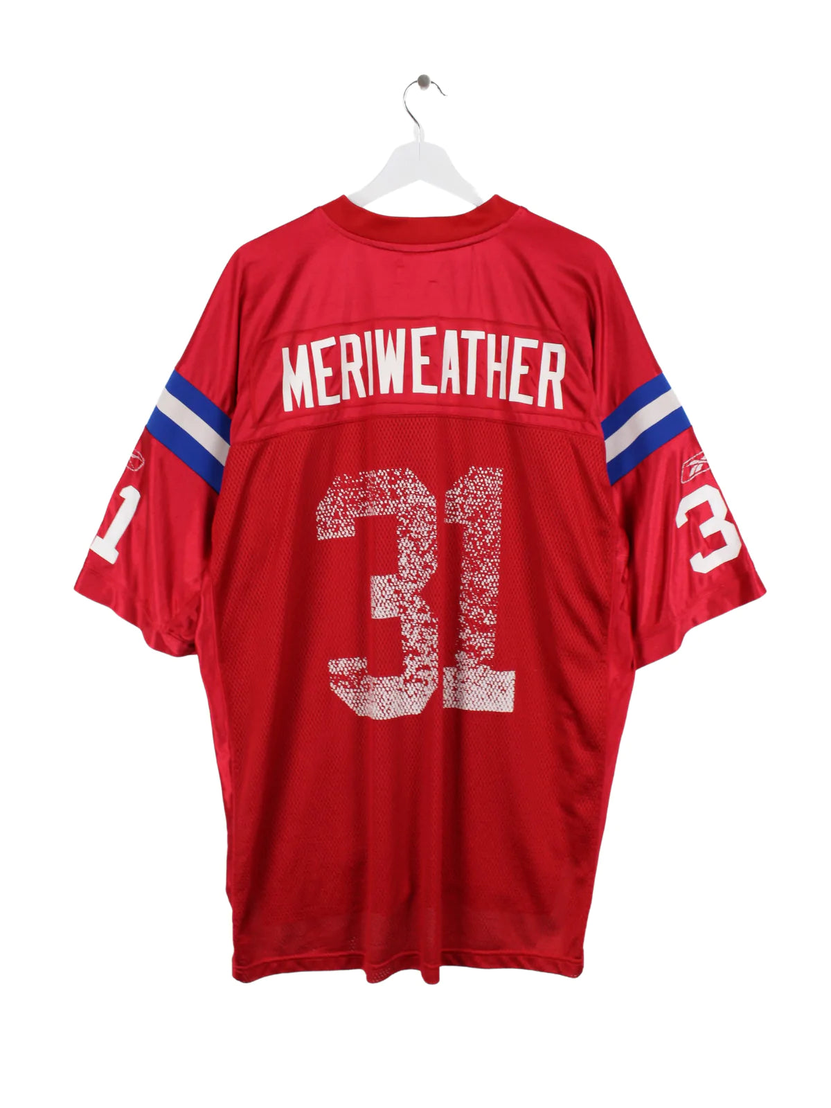 Reebok NFL Brandon Meriweather Nr 31 Jersey Rot XL