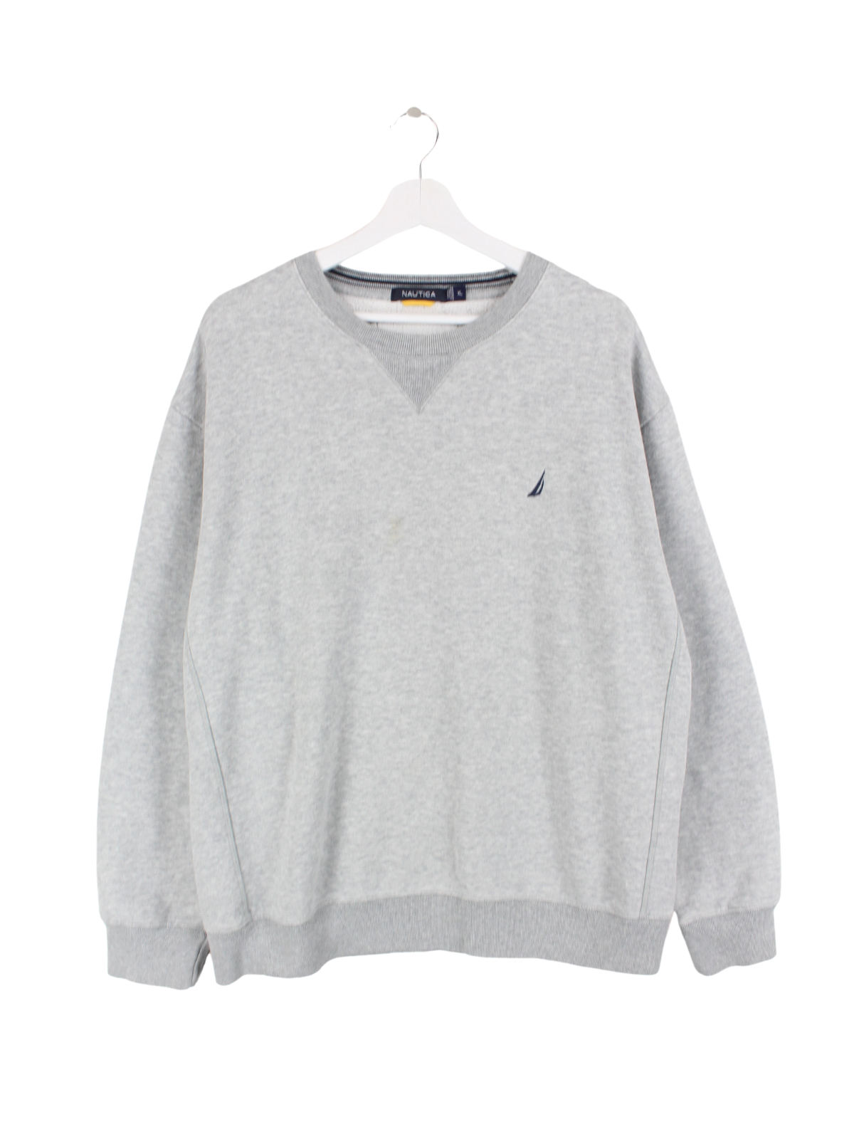 Nautica Basic Sweater Grau XL