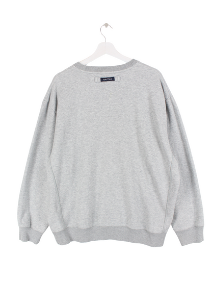 Nautica Basic Sweater Grau XL