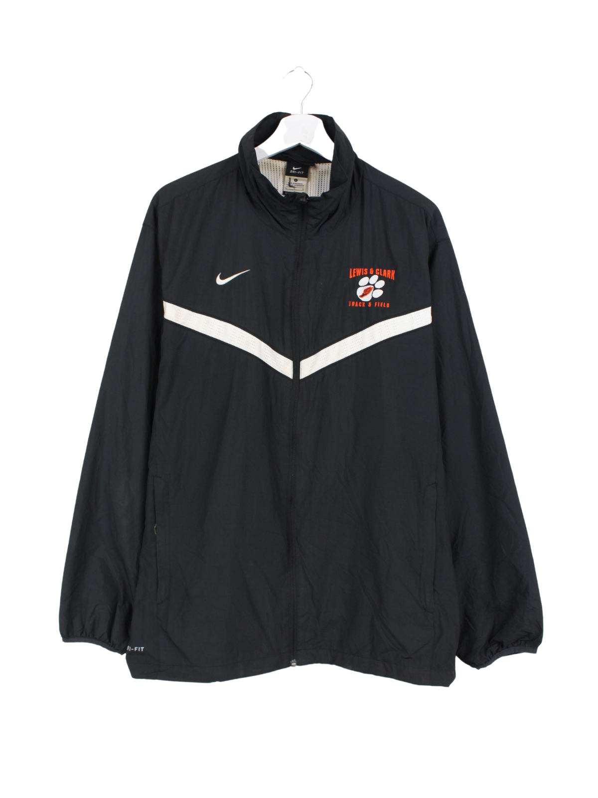 Nike Track Field Training Jacket Black L Peeces