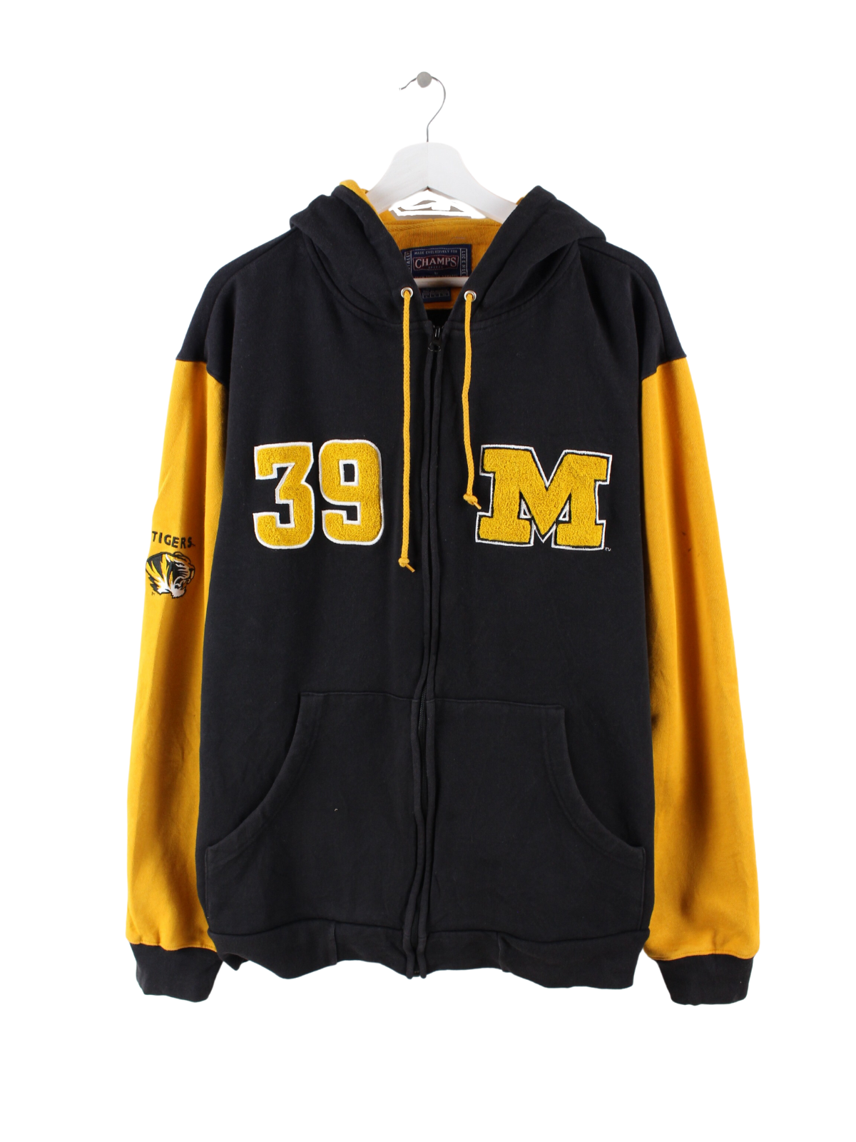 Black yellow hoodie on sale