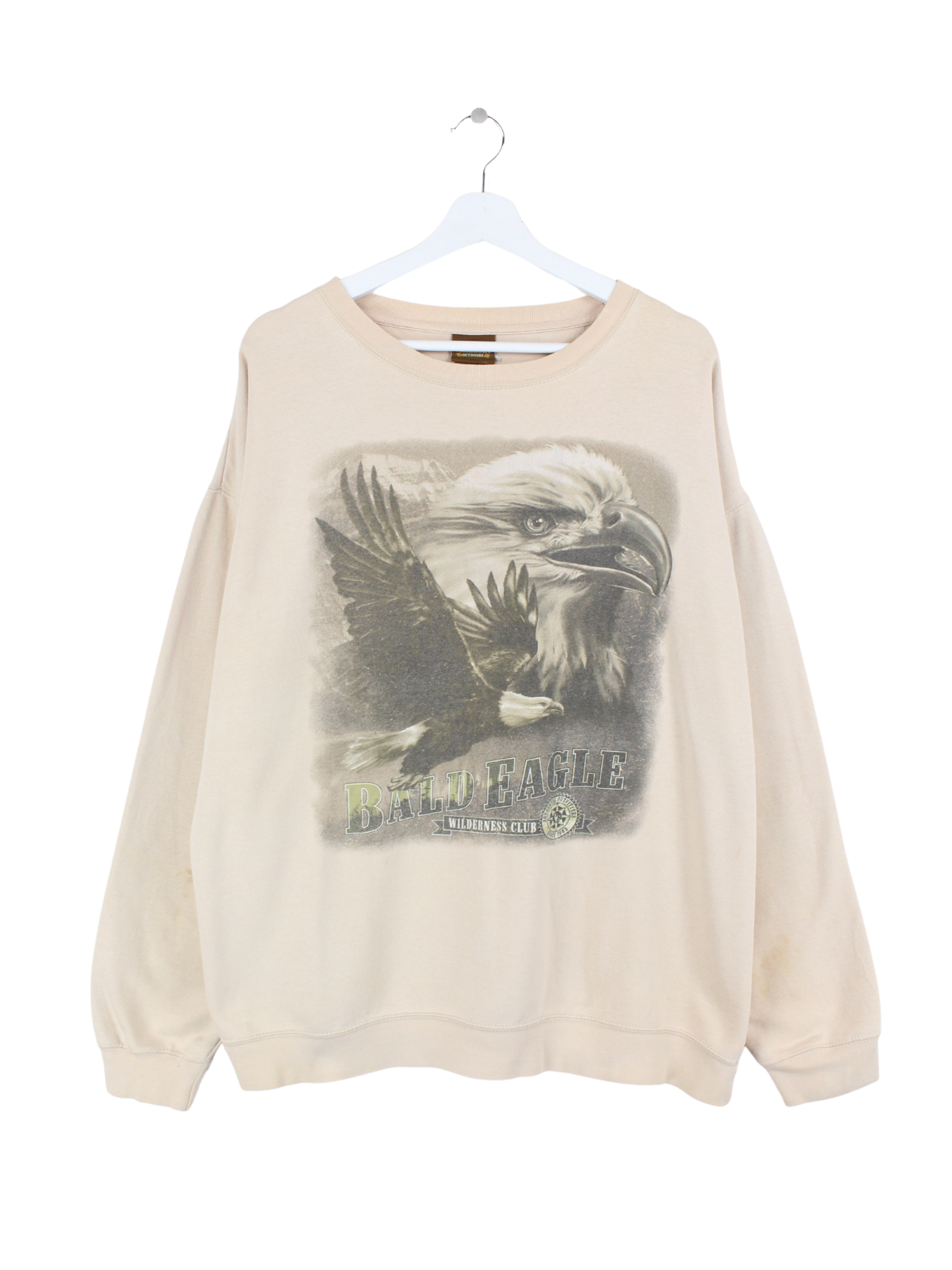 American Outdors Print Sweater Beige