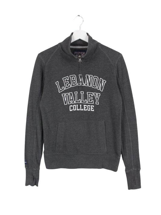 JanSport Damen College Half Zip Sweater Grau S