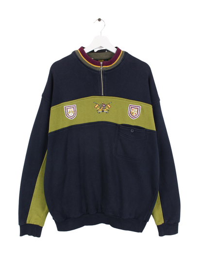 Mexx 90s Half Zip Sweater Blau XL