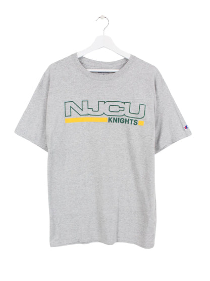 Champion NJCU Knights T-Shirt Grau L