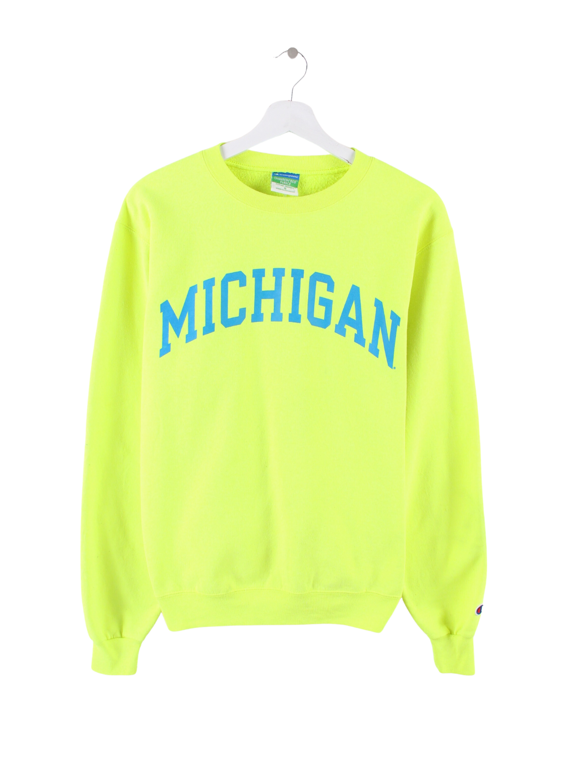 Champion sweater outlet neon yellow