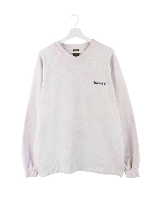 Timberland Pink Washed Basic Sweater Grau M