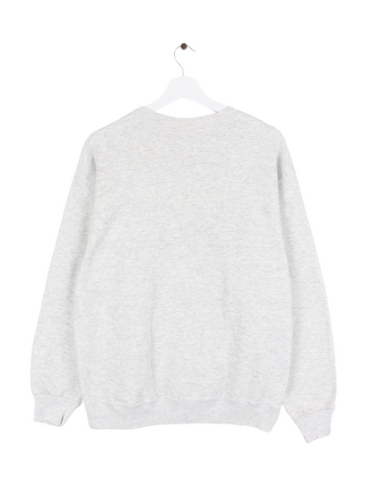 Hanes Cat Print Sweater Grau L
