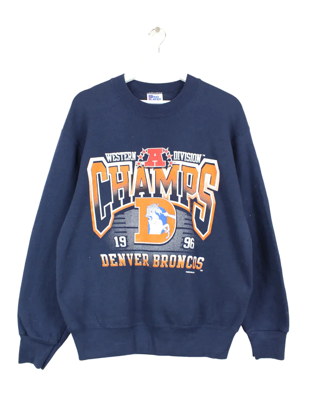 Vintage Denver Broncos 1996 Sweater Blue M Peeces