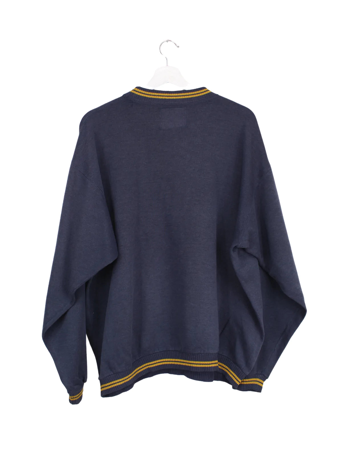 Vintage Embroidered Sweater Blau XL