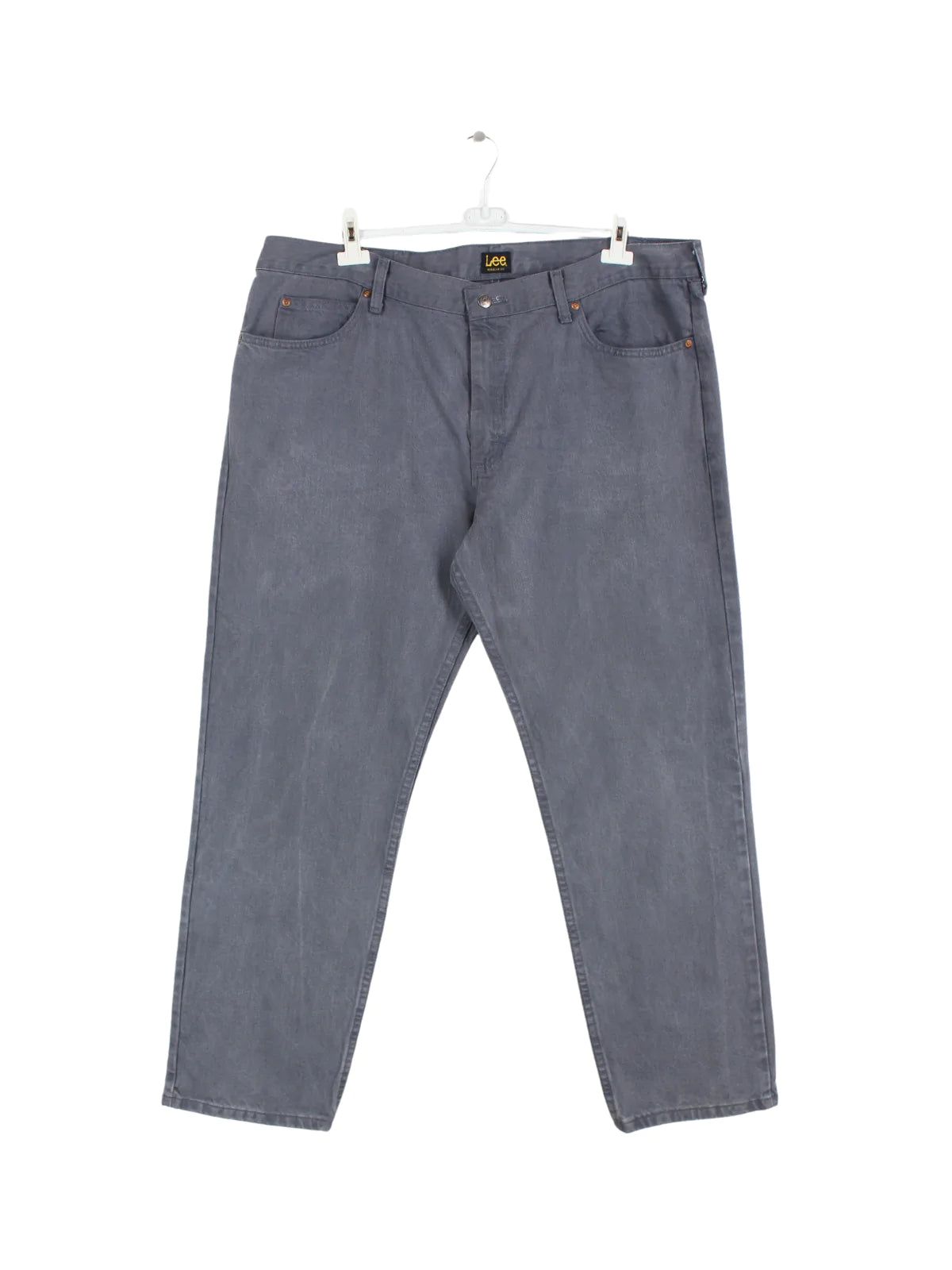 Lee Regular Fit Jeans Grau W42 L30