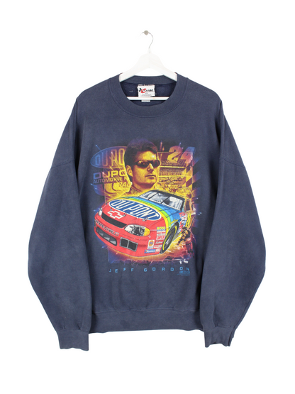 Vintage Chase Nascar Sweater Blau XXL