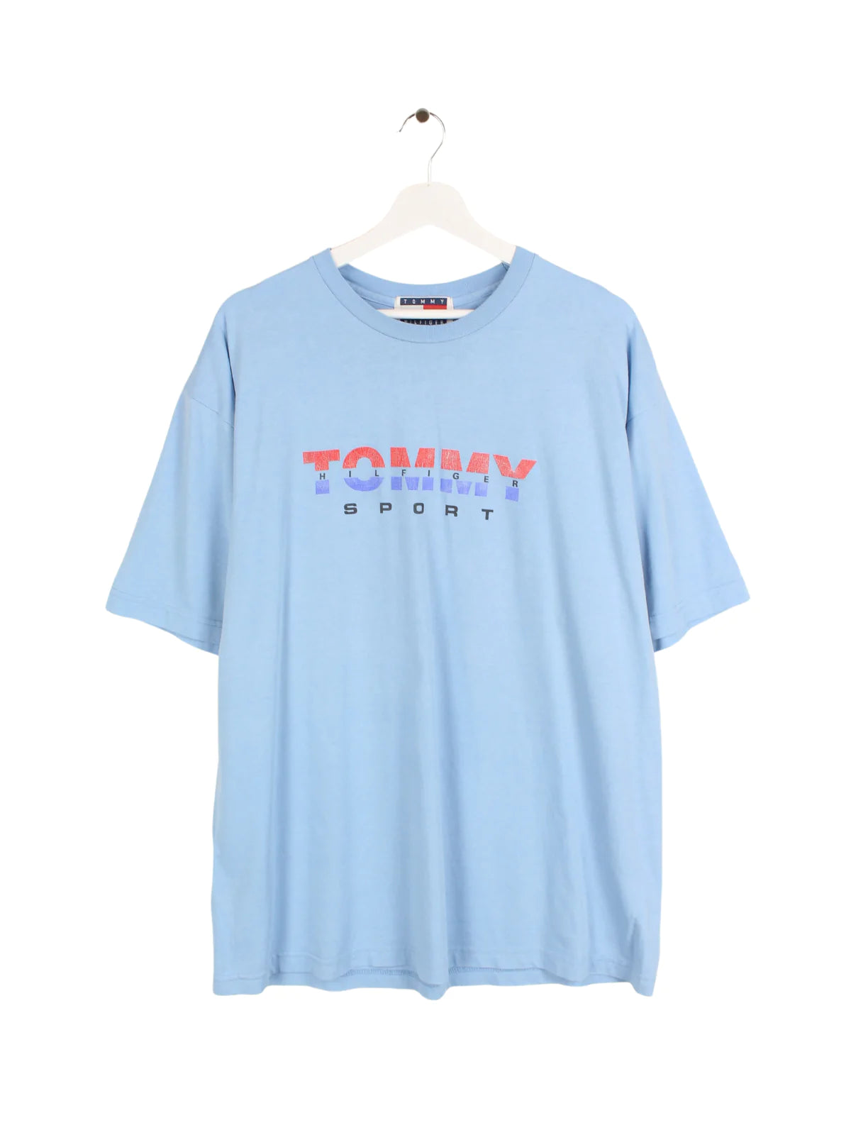 Vintage Tommy Sport T-Shirt Blau XL
